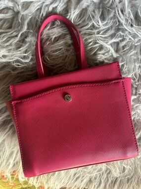 Steve Madden Hot Pink Mini Saffiano Handbag